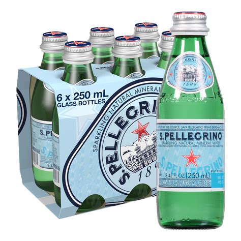 Buy S Pellegrino Sparkling Natural Mineral Water 8 45 Fl Oz Glass Bottle 24 Count Online At