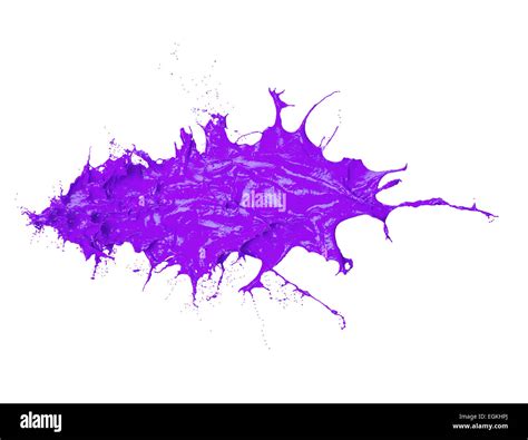 Purple Paint Splatter Stock Photo Alamy