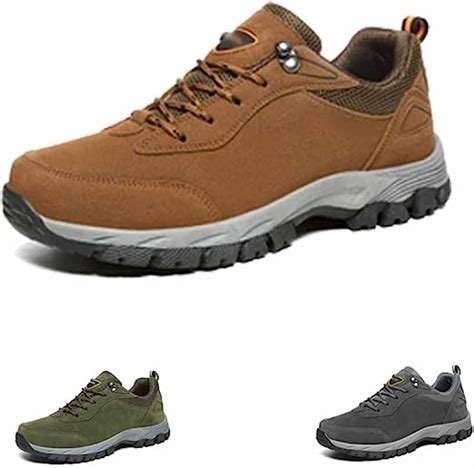 Hpkjgko Mens Good Arch Support Outdoor Breathable Walking Shoes