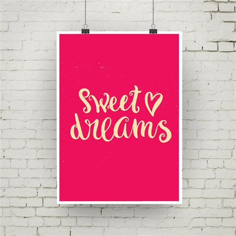 Poster Sweet Dreams No Elo7 Lu Baez A0f0f7