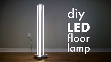 How To Make A Diy Smart Led Floor Lamp Limited Tools Build Youtube