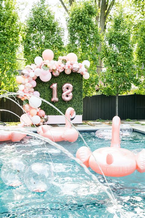18th Birthday Pool Party Ideas