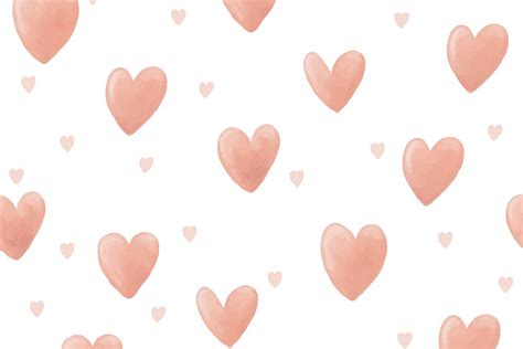 Heart Background Desktop Wallpaper Cute Free Vector Rawpixel