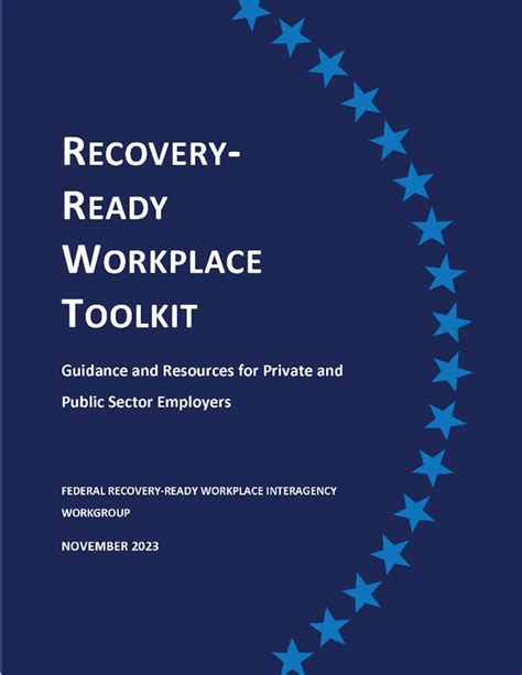 Recovery Ready Workplace Toolkit Us Department Of Labor