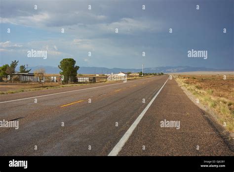 Wide Open Road Usa Stock Photo Alamy