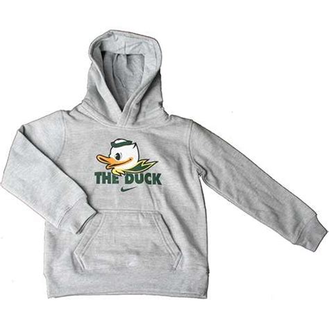 Nike Oregon Ducks Youthtoddler Puddles The Duck Hooded Sweatshirt