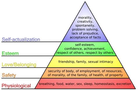 Self Actualization The One Matrix