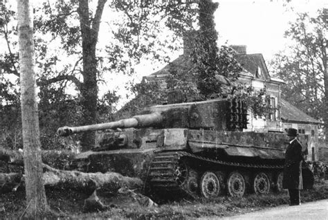 Knocked Out Tiger From S Ss Pz Abt Normandy Vietnam