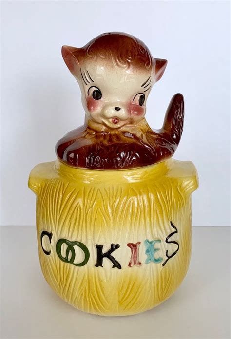 Image 1 Antique Cookie Jars Cookie Jars Vintage Bisque Pottery