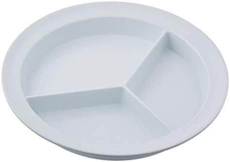Sammons Preston Partitioned Scoop Dish Melamine Divided Plate For Kids