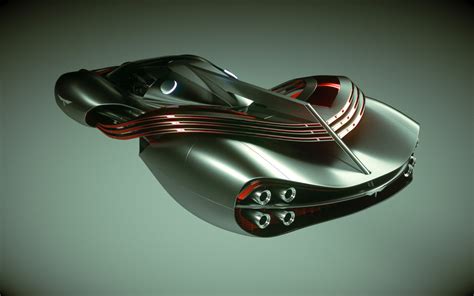 3d Originally Designed Model Hover Car Futuristic Cars Car