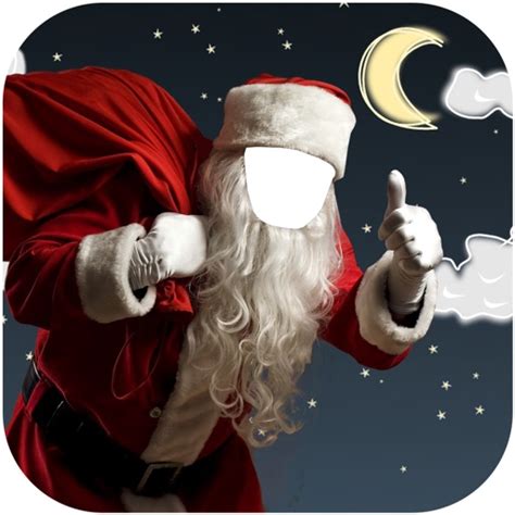 Christmas Face Maker Make Yourself Into Santa Claus By Niraliben