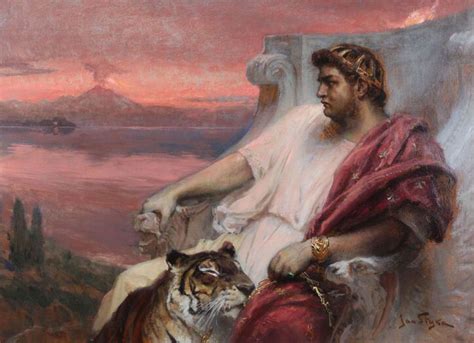 História De Nero O Imperador Romano Com Má Reputação Mono Mito