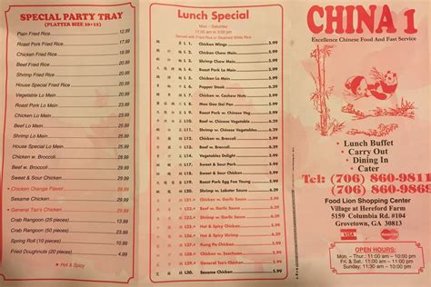 #14 of 40 seafood restaurants in watertown. China One - Chinese - 5159 Columbia Rd, Grovetown, GA ...