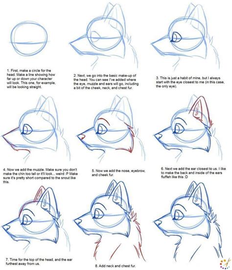 Draw Fox Furry Archives How To Draw
