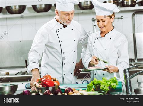 Female Male Chefs Image And Photo Free Trial Bigstock