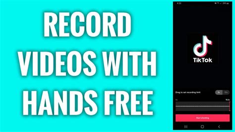 How To Record Tiktok Videos With Hands Free Youtube