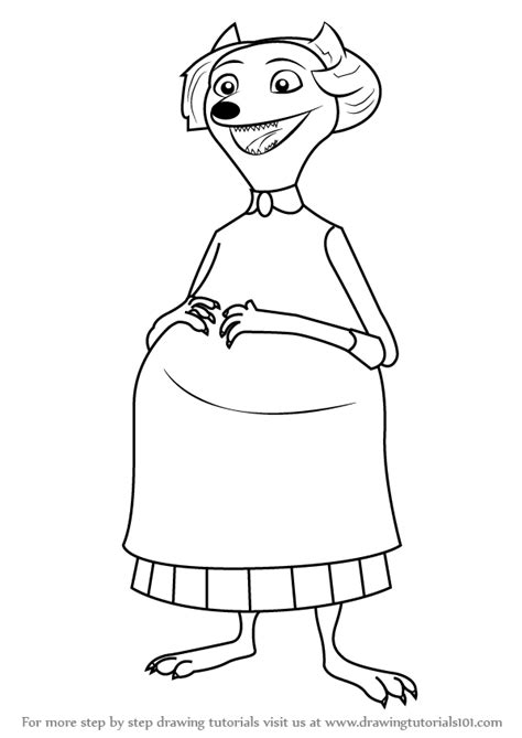 Learn How to Draw Wanda Werewolf from Hotel Transylvania (Hotel