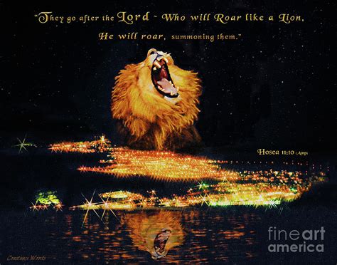 Lion Of Judah Roar 1 Digital Art By Constance Woods Fine Art America