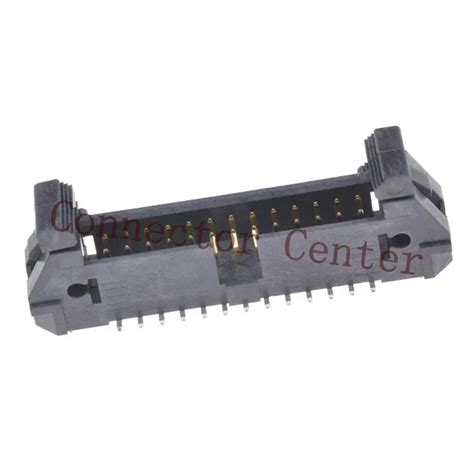 Shrouded Idc Ejector Header Ide Connector For Samtec 254mm Pitch 26pin