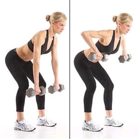 Bent Over Wide Dumbbell Rows Exercise How To Workout Trainer By Skimble