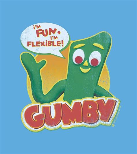 Gumby Fun And Flexible Digital Art By Brand A Fine Art America