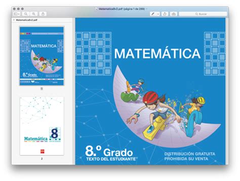 Matemática 4 cuaderno de trabajo para cuarto grado de educación primaria 2019.pdf. Libro de Matemáticas 8 de básico (.pdf) Ministerio de ...