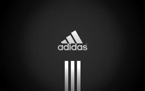 Adidas Logo Black Background