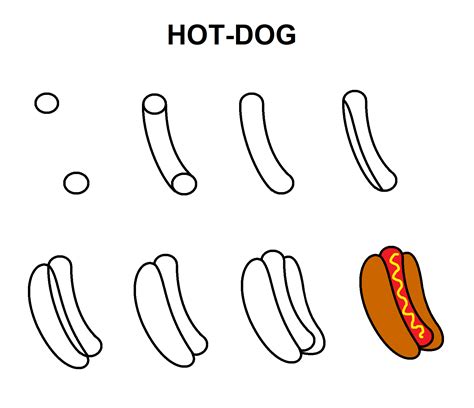 Https://techalive.net/draw/how To Draw A Hotdog