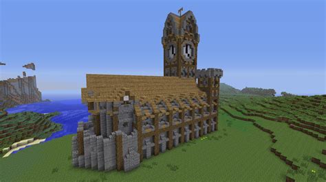 Medieval Town Hall Design Feedback Really Appreciated Minecraft