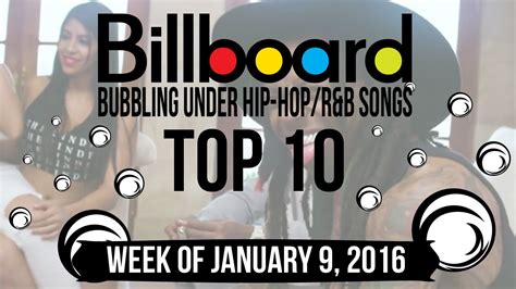 Top 10 Billboard Bubbling Under Hip Hoprandb Songs Week