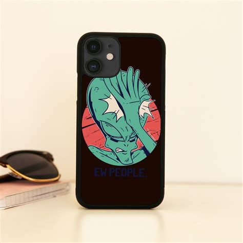 Alien Facepalm Funny Iphone Case Cover 11 11pro Max Xs Xr X Etsy