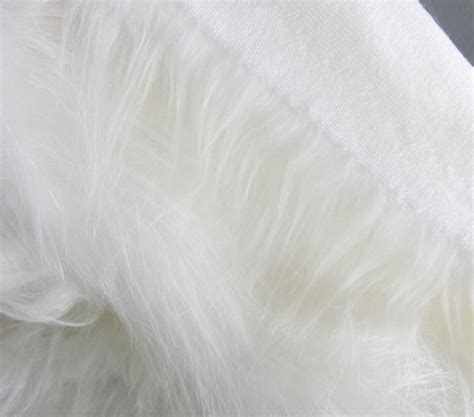 Luxury White Faux Fur Fabric 19 Long Pile Faux Fur Etsy