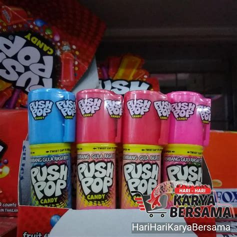 Jual Permen Push Pop Candy 14gr Random Shopee Indonesia