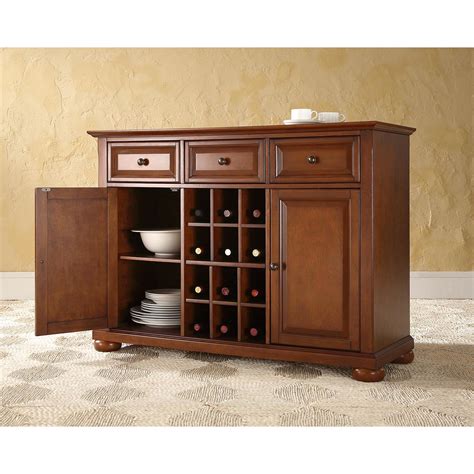 Alexandria Buffet Server Sideboard Cabinet Classic Cherry Dcg Stores