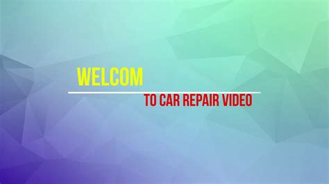 Video Car Repair Youtube