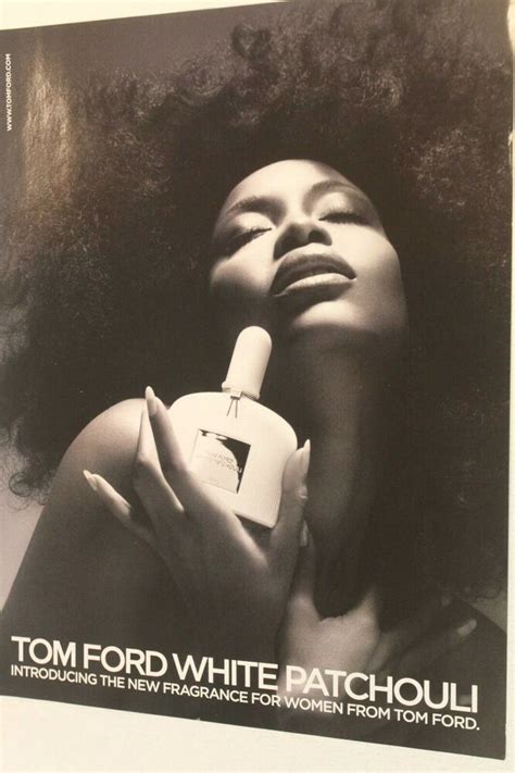 Tom Ford White Patchouli Magazine Print Ad Advert Erykah Badu Mert And