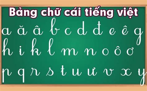 Sự đặc Biệt Của Bảng Chữ Cái Tiếng Việt Viết Thường Và Các Dấu Câu
