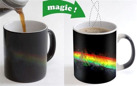 Pink Floyd Color Changing Magic Heat Sensitive Tea Cup Coffee Mug T