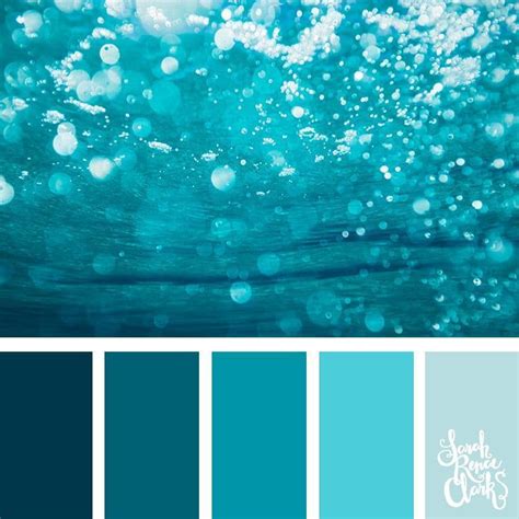 Water Color Palette Take A Dive Under The Sea With These Color