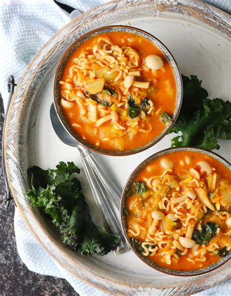 Kimchi Ramen Noodle Soup