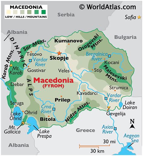 Mapas De Macedonia Atlas Del Mundo