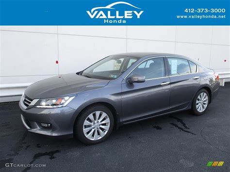 2014 Modern Steel Metallic Honda Accord Ex L V6 Sedan 133715157