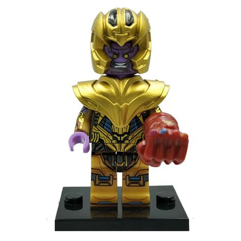 Thanos Armor With Red Gauntlet Marvel Avengers Endgame Lego