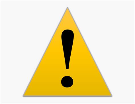 Exclamation Point In A Yellow Triangle Icon Alert Hd Png Download