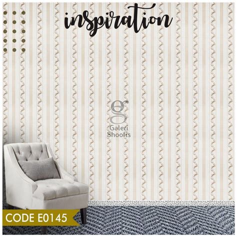 Wallpaper Vinyl Premium E0144 E0145 Galeri Shoofis Wallpaper