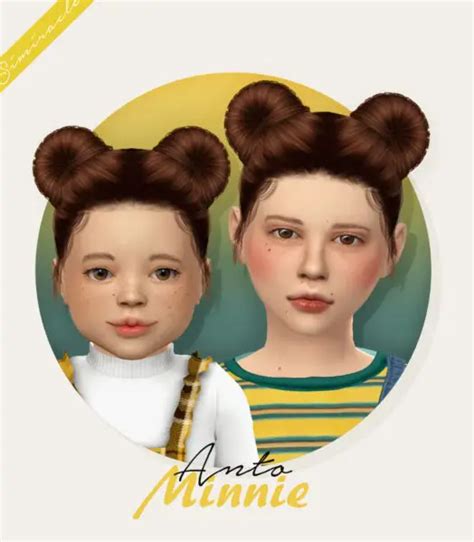 Simiracle Anto`s Minnie Hairstyle Retextured Kids And Toddlers