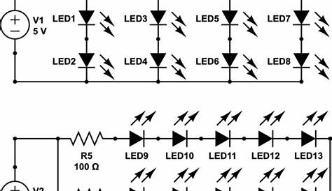 led series circuit diagram