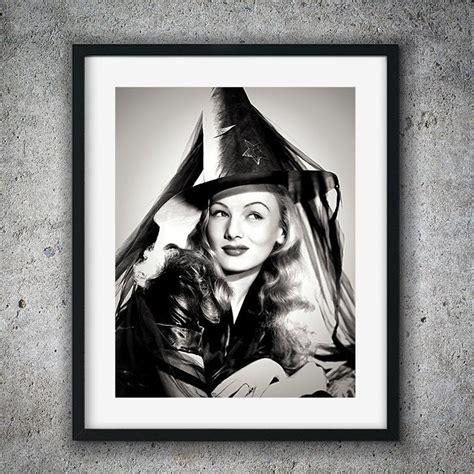 Vintage Witch Actress Veronica Lake In I Married A Etsy