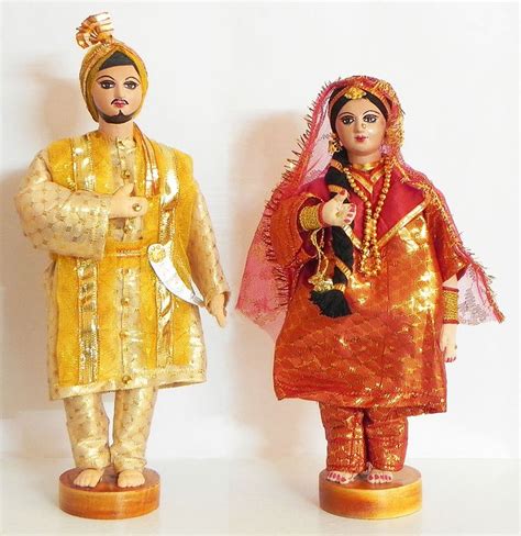 Punjabi Bridal Doll Cloth Doll Indian Dolls Bride Dolls Doll Clothes